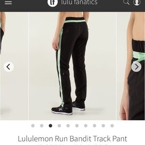 Lululemon Black Track Pants Joggers